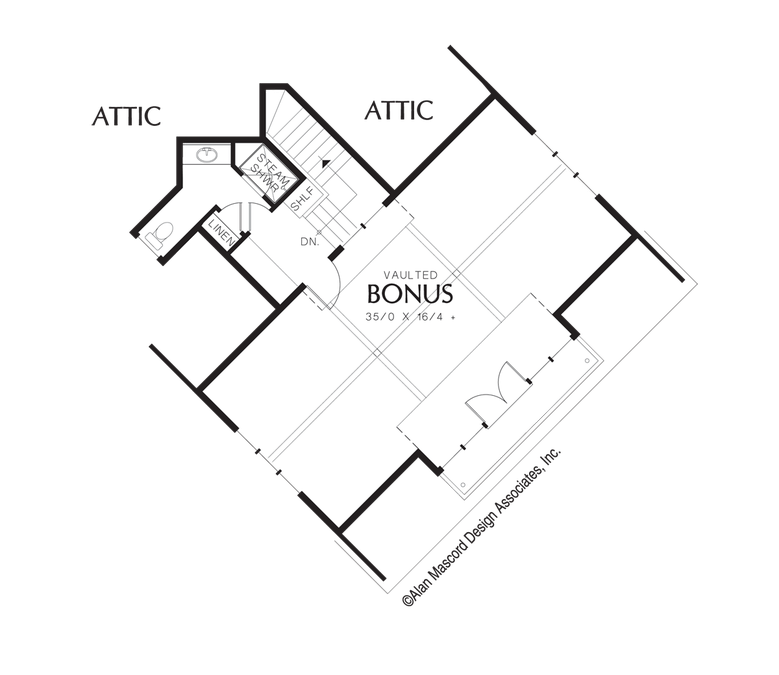 Upper Floor Plan image for Mascord Ackland-Almost 9000 Square Feet of Luxury-Upper Floor Plan