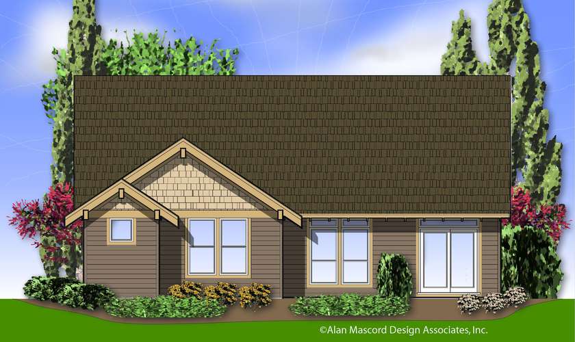 Mascord House Plan B1103BA: The Granville