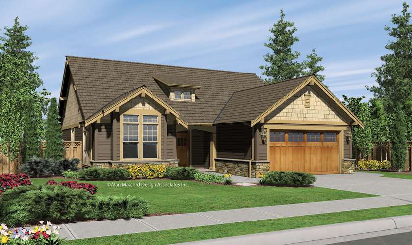 Mascord House Plan B1103BA: The Granville