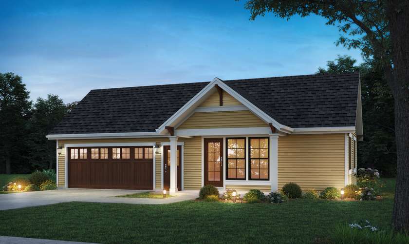 Mascord House Plan 11102A: The Montauk