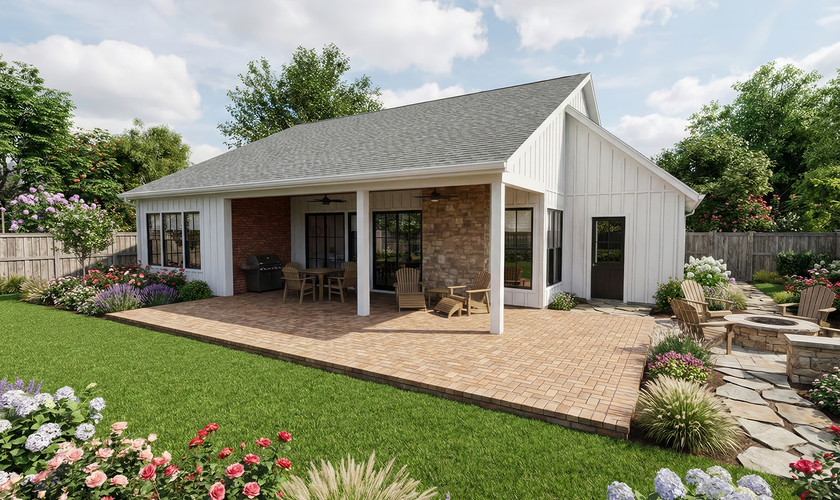 Mascord House Plan 11112: The Harvest Ridge