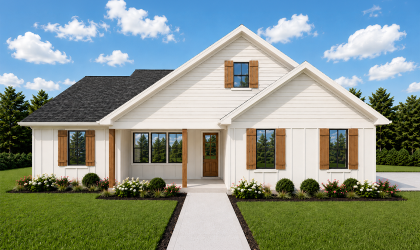 Mascord House Plan 11117: The Cedarfield