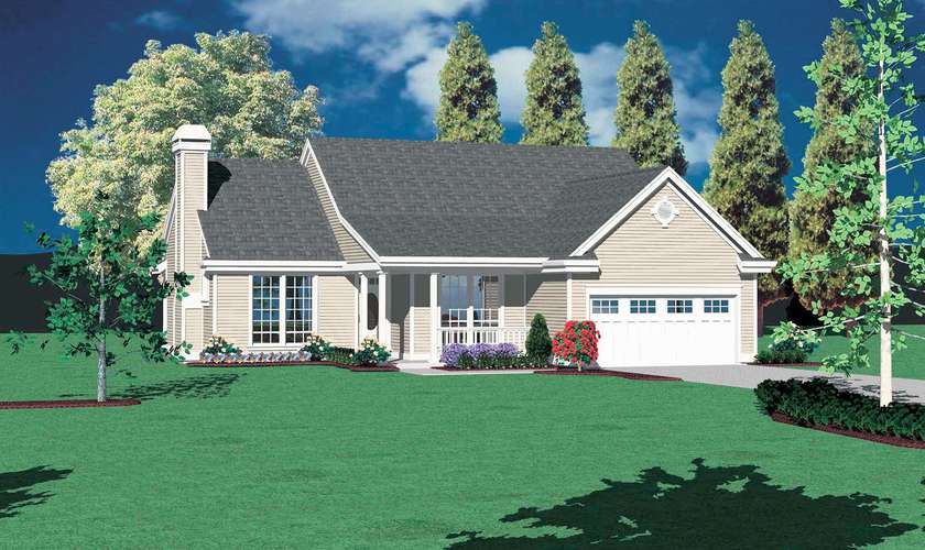 Mascord House Plan 1112: The Ashbury