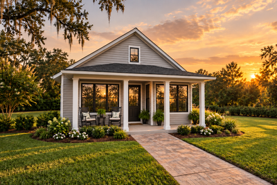 House Plan 11124 Thimble Cottage
