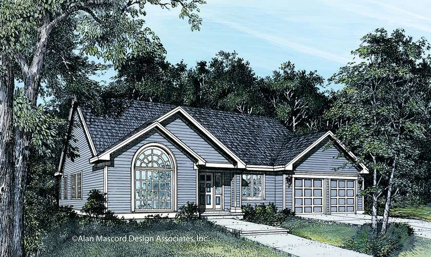 Mascord House Plan 1118A: The Parson