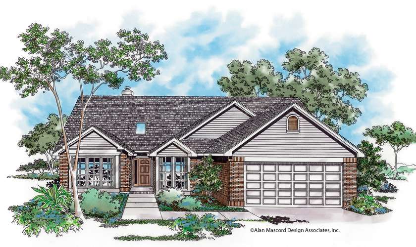 Mascord House Plan 1128: The Corrigan