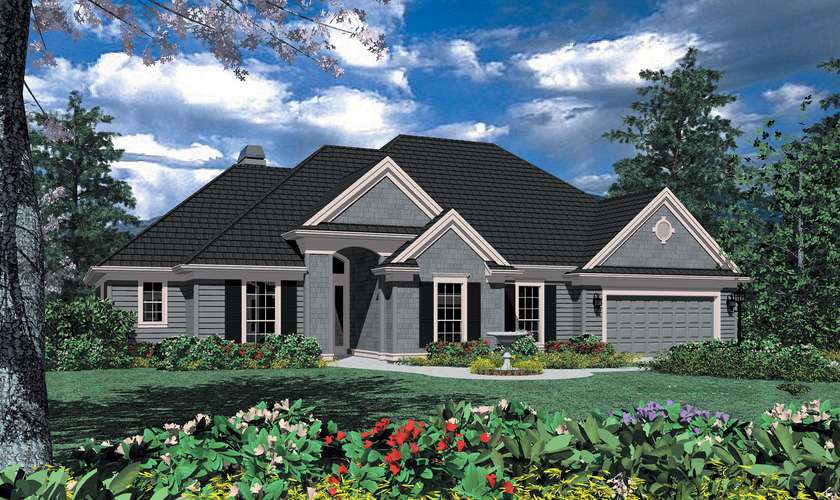 Mascord House Plan B1144: The Sanderstone