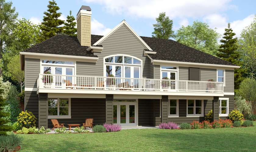 Mascord House Plan 1144EA: The Tumalo