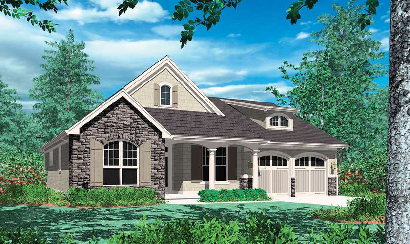 Mascord House Plan B1146: The Godfrey