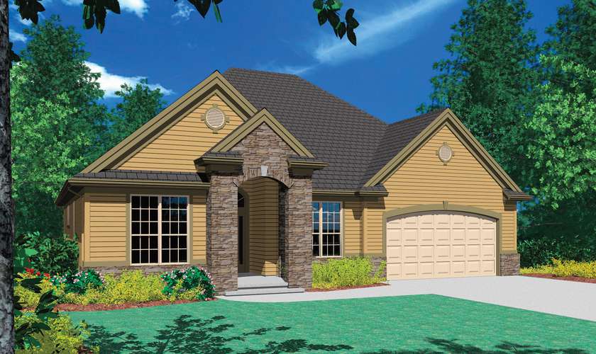 Mascord House Plan B1146A: The 