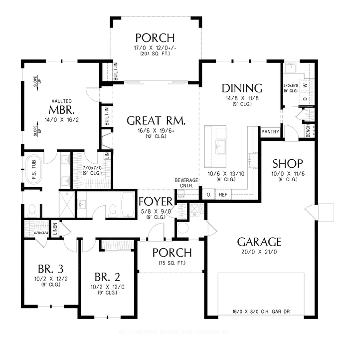 Detail Photo image for Mascord Brookhaven-Farmhouse with Shop and Great Primary Suite-Detail Photo