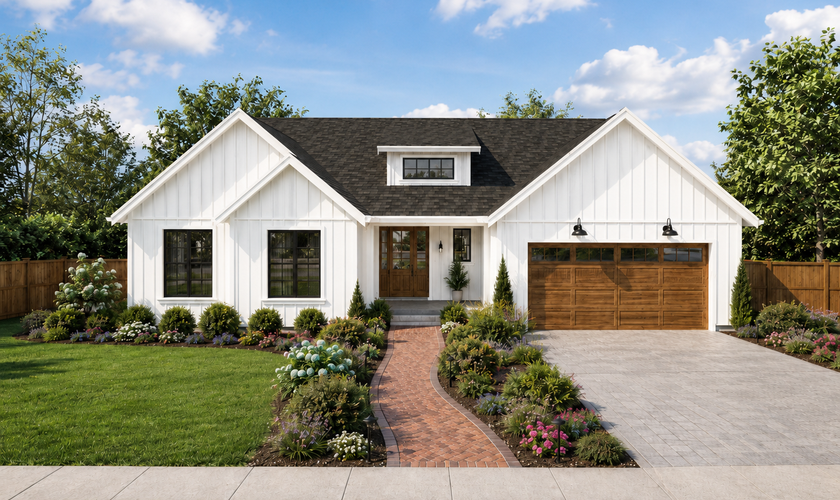 Mascord House Plan 1149J: The Brookhaven
