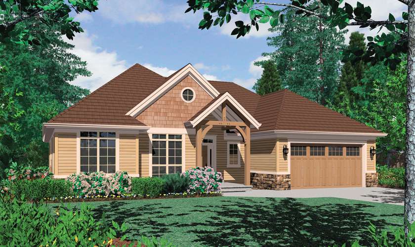 Mascord House Plan B1149B: The Pendleton