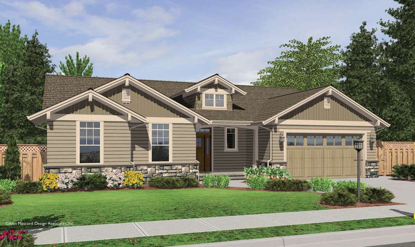 Mascord House Plan 1149C: The Avondale