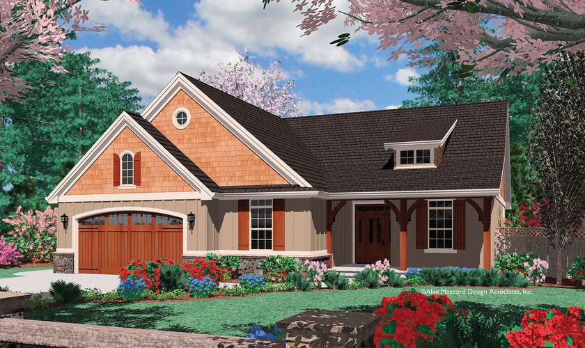 Mascord House Plan B1150: The Lindley