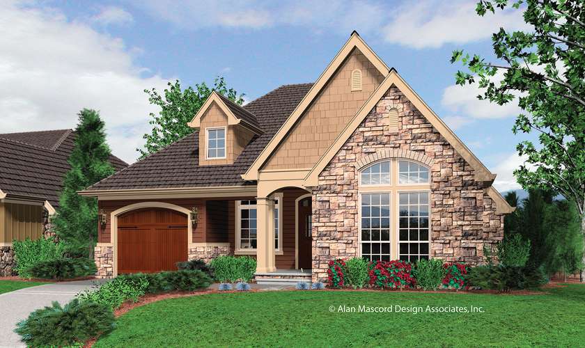 Mascord House Plan B1155: The Wenlock