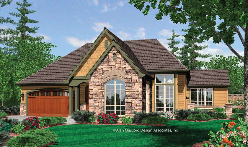 Mascord House Plan B1156: The Stuart