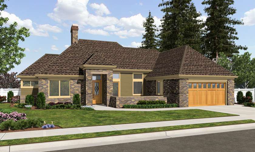 Mascord House Plan 1163B: The Oxenhope