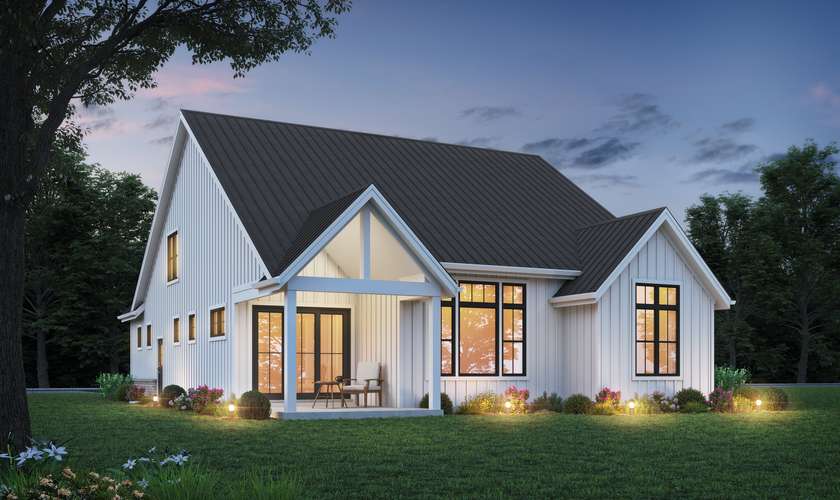 Mascord House Plan 1168H: The Iveson