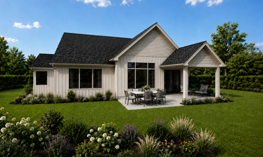 Mascord House Plan 1169C: The Franklin