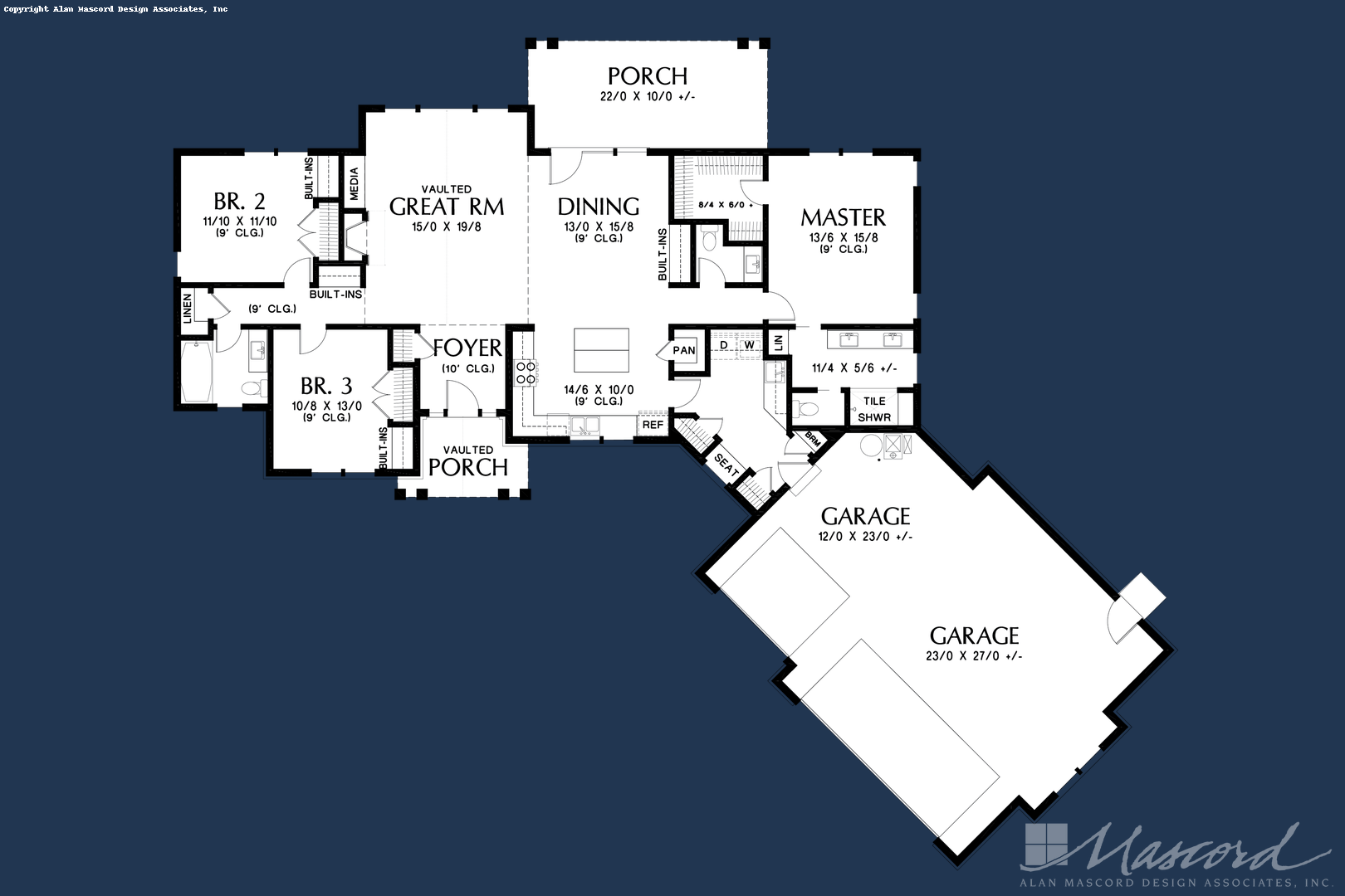 Adamsville: Craftsman Ranch style home with 3 car angled