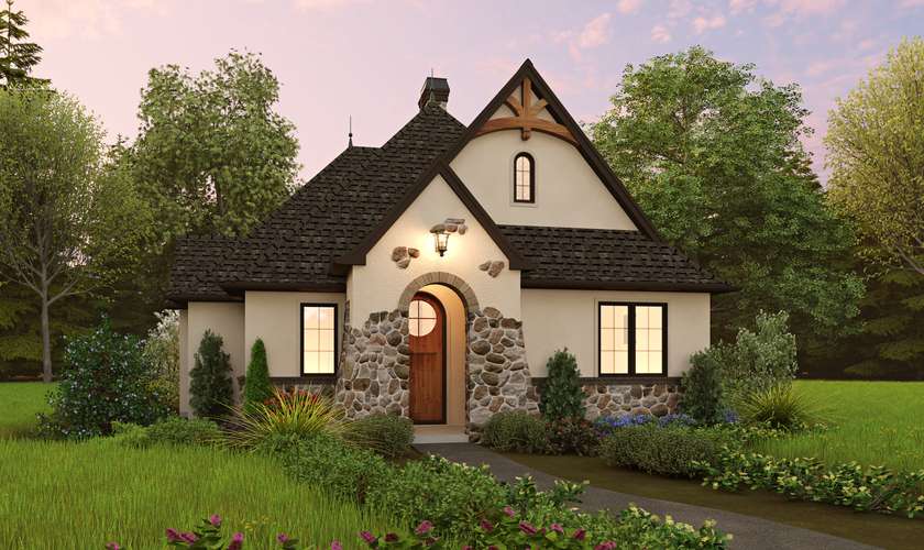 Mascord House Plan B1180: The 