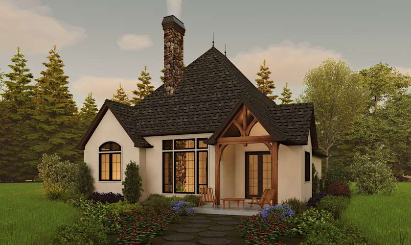 Mascord House Plan 1180A: The Misty Meadows