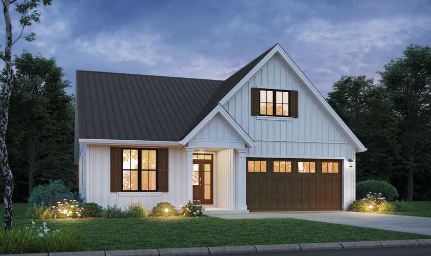Mascord House Plan 1186B: The Miller Creek