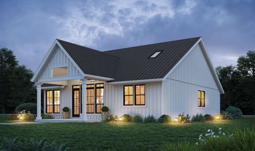 Mascord House Plan 1186B: The Miller Creek