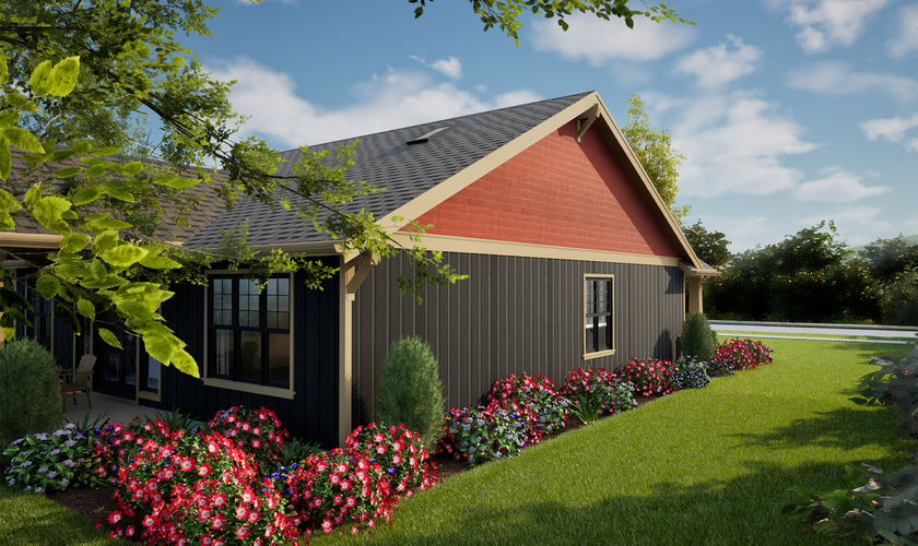 Mascord House Plan 1186D: The Fairfax