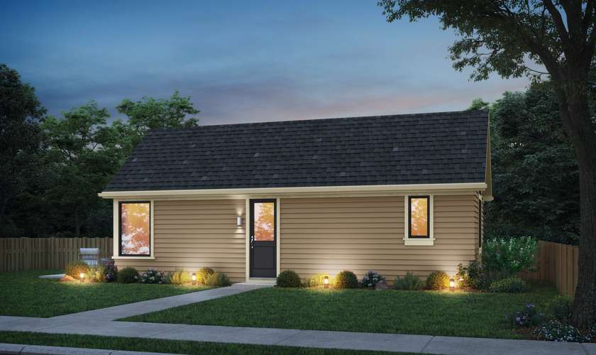 Mascord House Plan 1193: The Tumbleweed Cottage