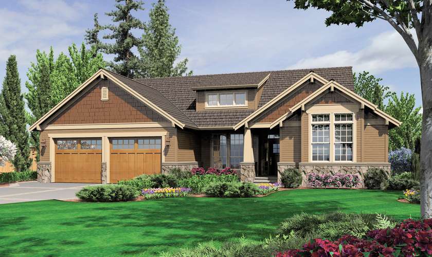 Mascord House Plan 1201J: The Dawson