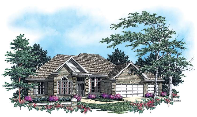 Mascord House Plan B1213: The Stephen