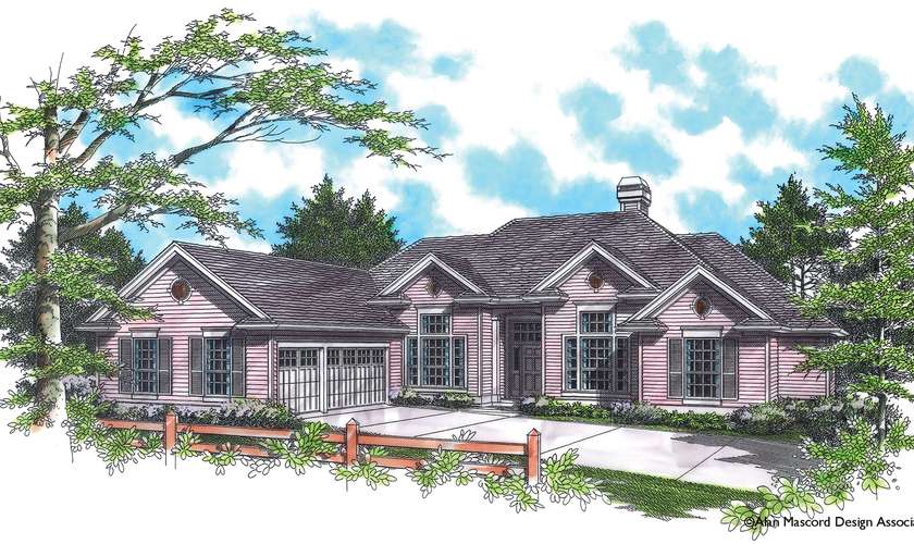 Mascord House Plan 1214: The Ellendale