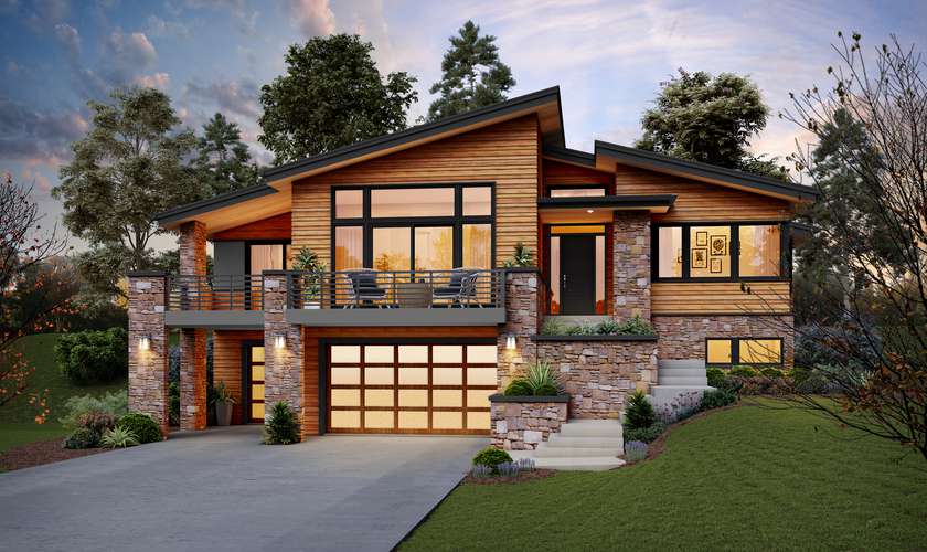 Mascord House Plan 1220L: The Louisville