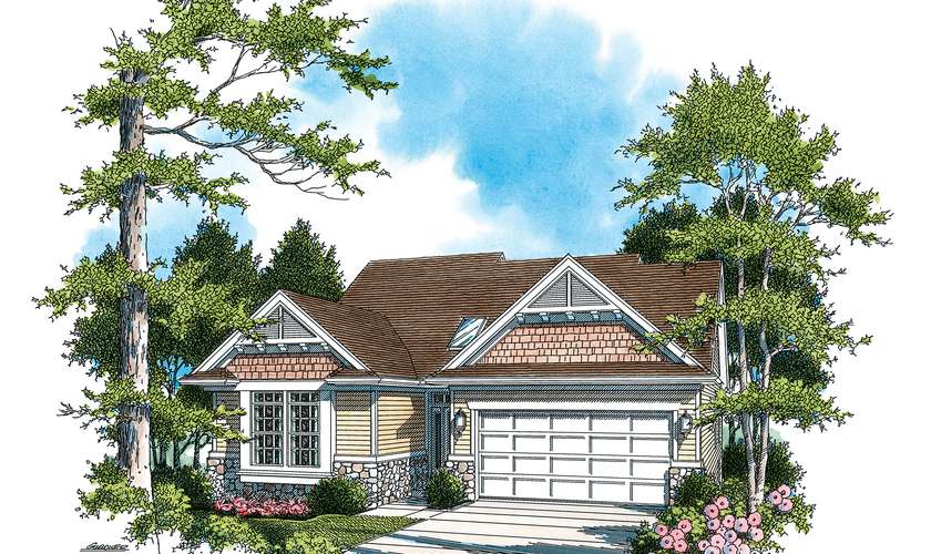 Mascord House Plan 1221B: The Nicole