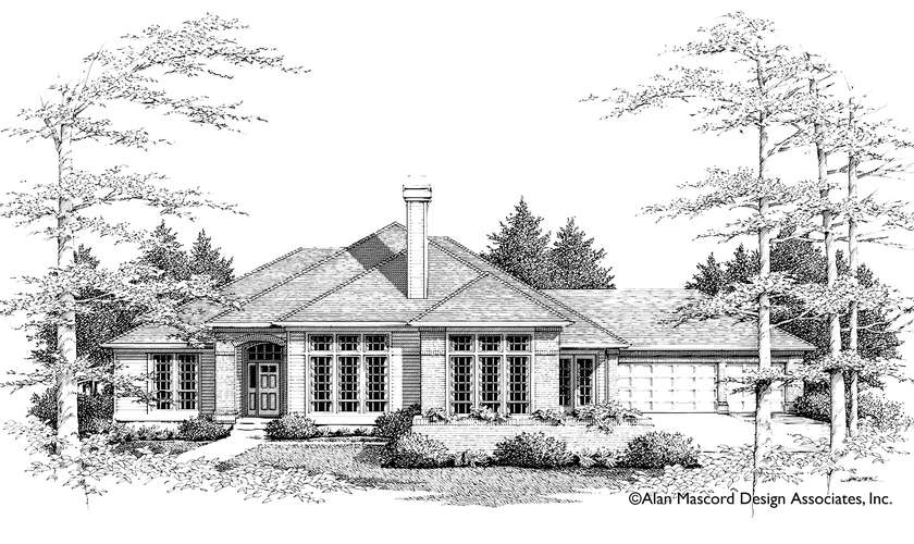 Mascord House Plan 1223: The Augusta