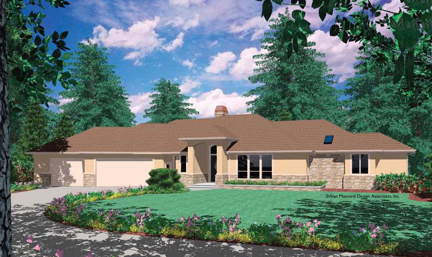 Mascord House Plan 1225: The Hayden