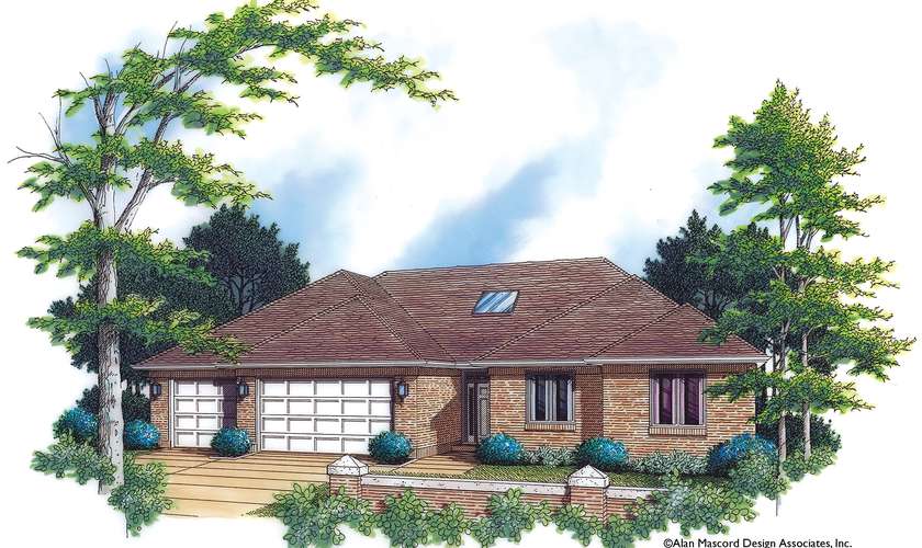 Mascord House Plan 1228B: The Emily