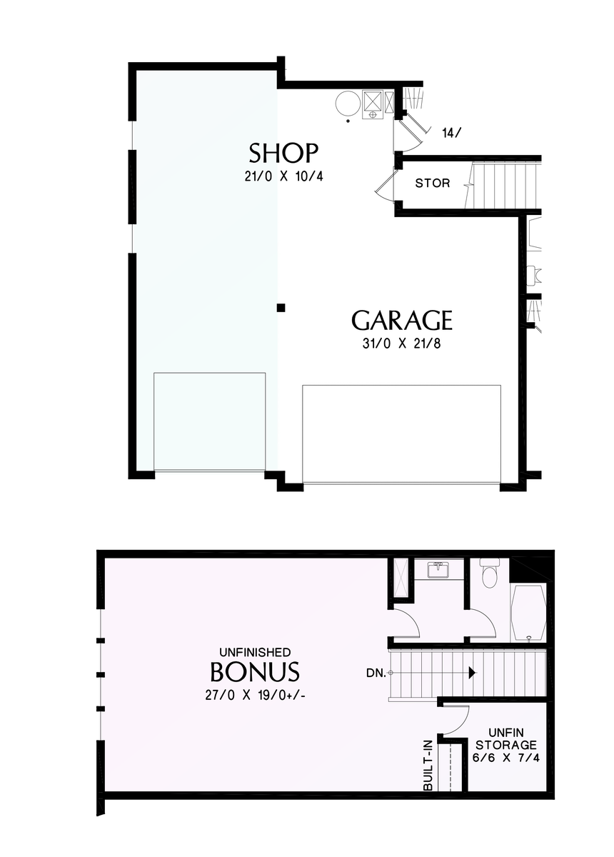 Add a 3rd Car Bay to Mascord Oakhaven-Popular Modern Farmhouse look matched with Popular Design Layout-Add a 3rd Car Bay