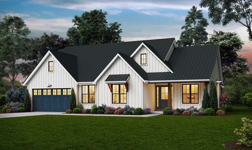 Mascord House Plan 1231EB: The Oakhaven