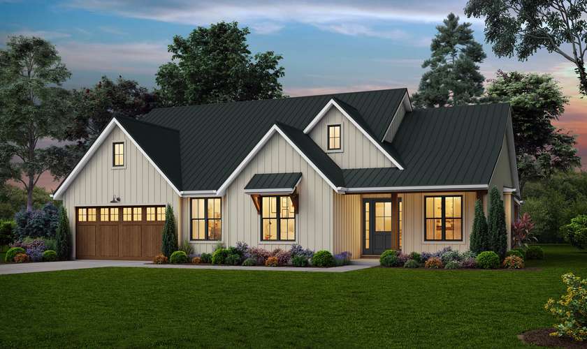 Mascord House Plan 1231EB: The Oakhaven