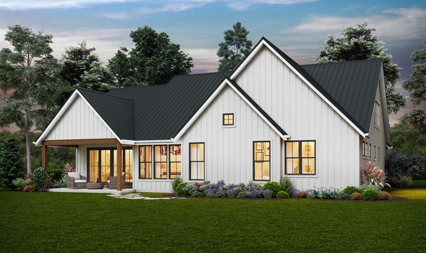 Mascord House Plan 1231EB: The Oakhaven