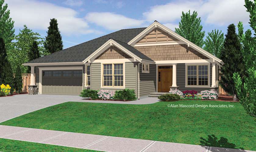 Mascord House Plan B1231FA: The Sutton