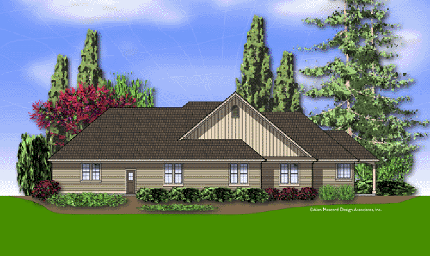 Mascord House Plan B1232: The Garrett