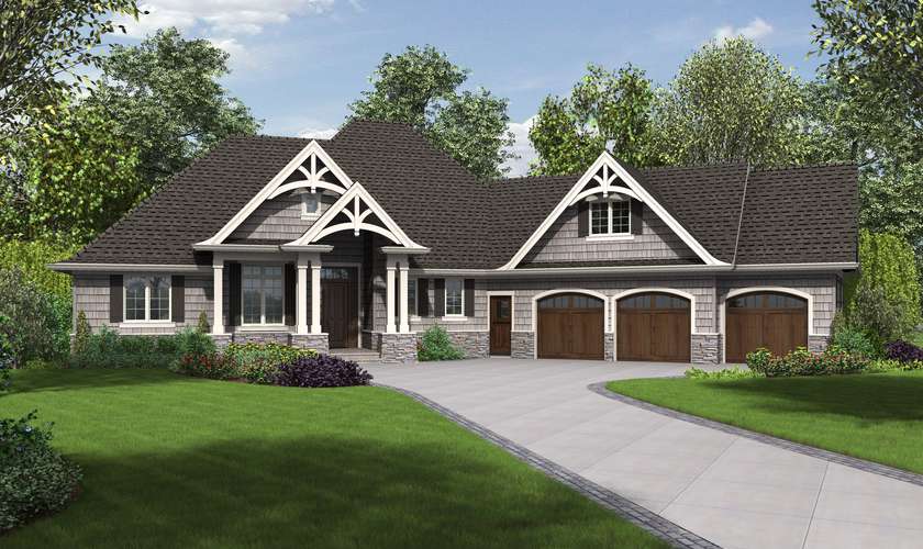 Mascord House Plan 1248B: The Vasquez