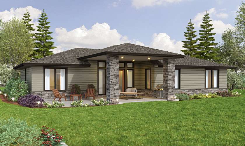 Mascord House Plan 1248D: The Newton