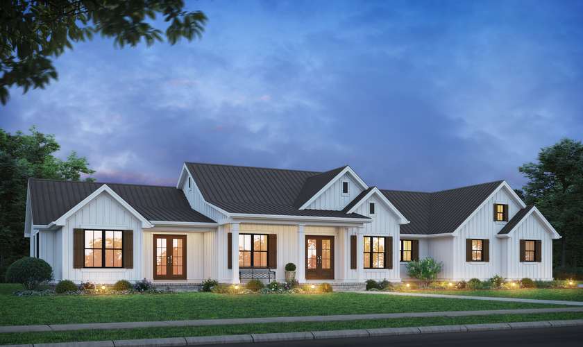 Mascord House Plan 1262B: The Golden Harvest