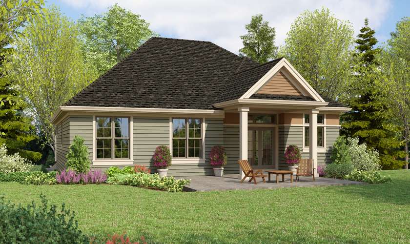 Mascord House Plan 1268: The Marylebone