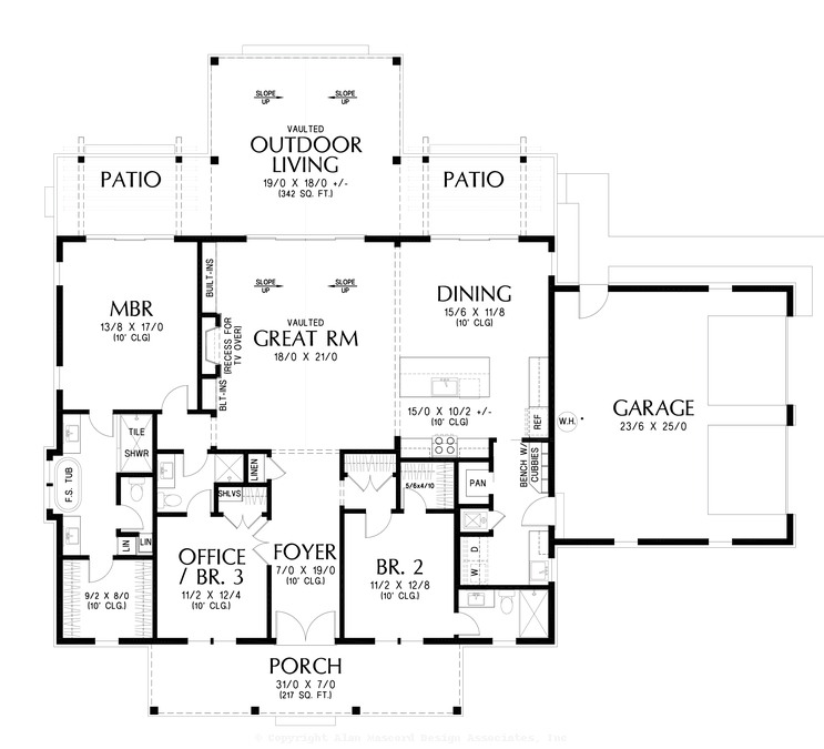 Detail Photo image for Mascord Meadow Lane-Spacious Single Story Farmhouse-Detail Photo